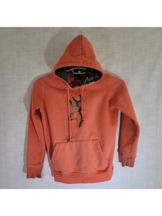 Browning Tops - READ Browning Hoodie Womens S Cotton Blend Pullover Sweatshirt Hunting Outdoors